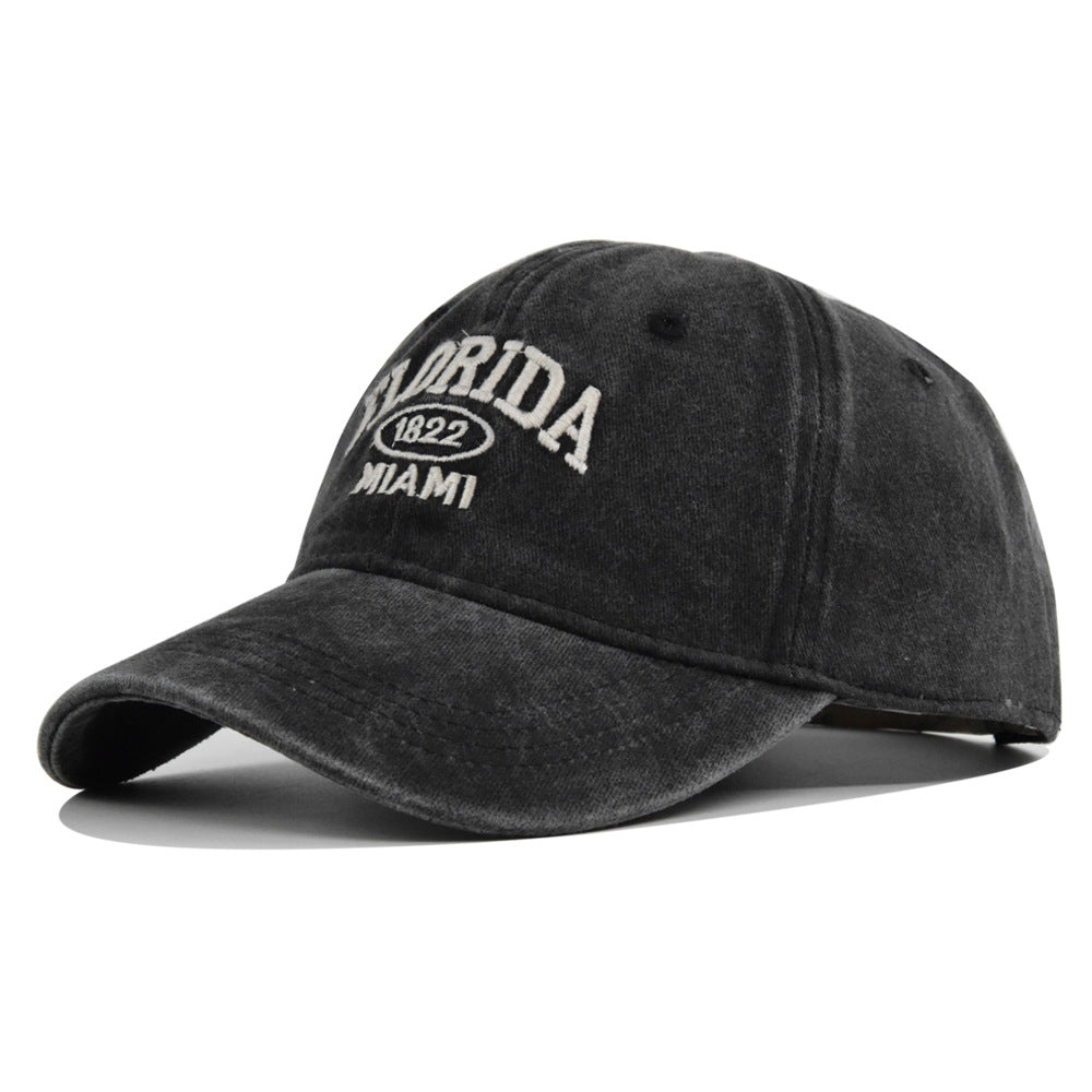 Retro Versatile Embroidered Baseball Cap